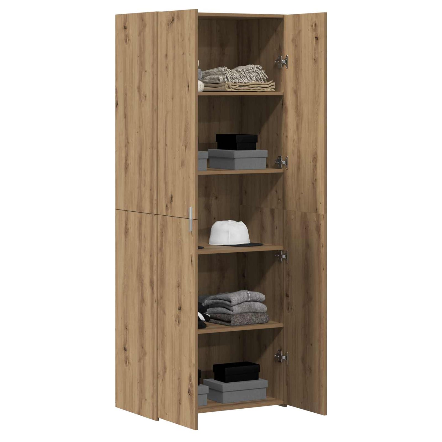 vidaXL Highboard Artisan Oak 70 x 42.5 x 185 cm