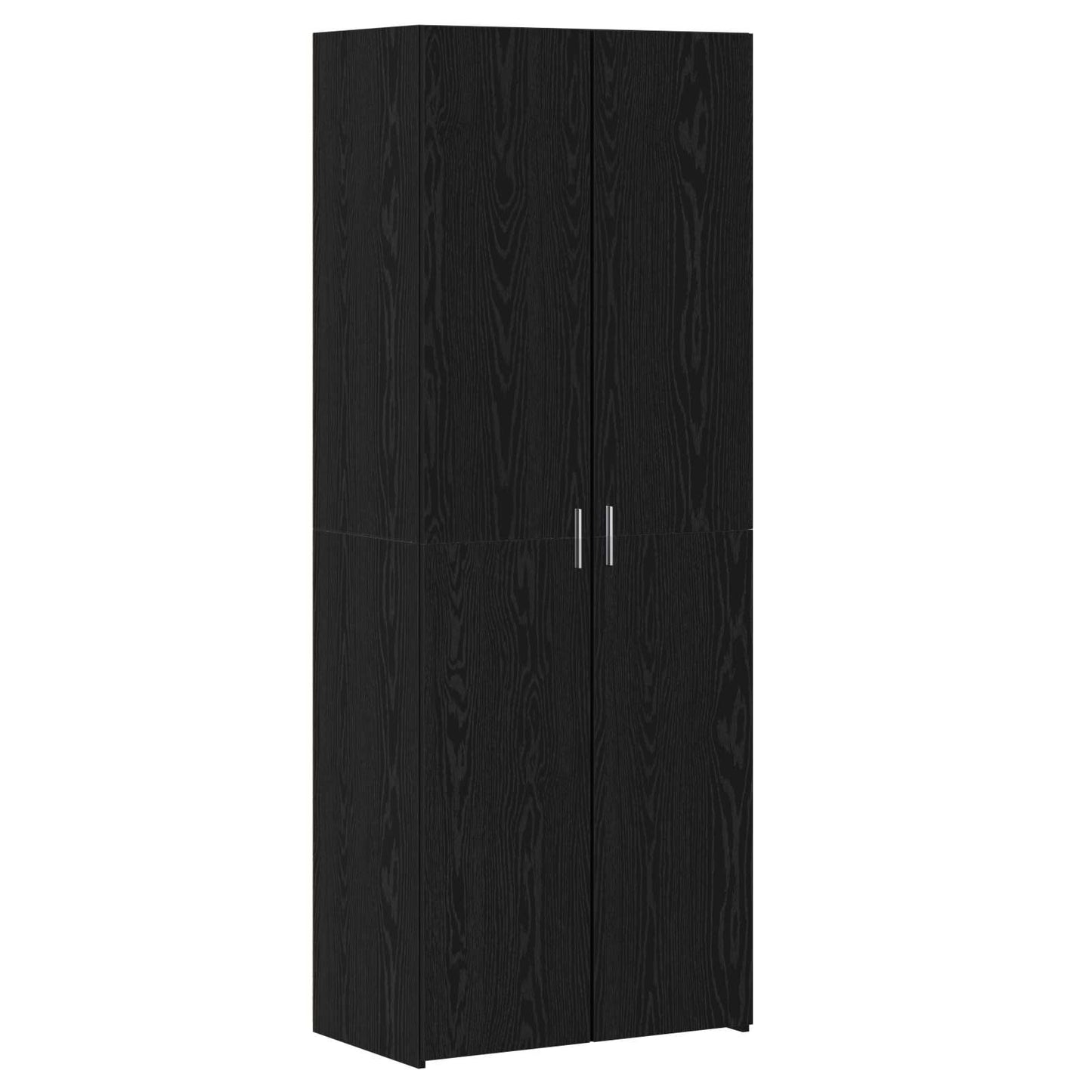 vidaXL Highboard 2 pcs Black Oak 70 x 42.5 x 185 cm