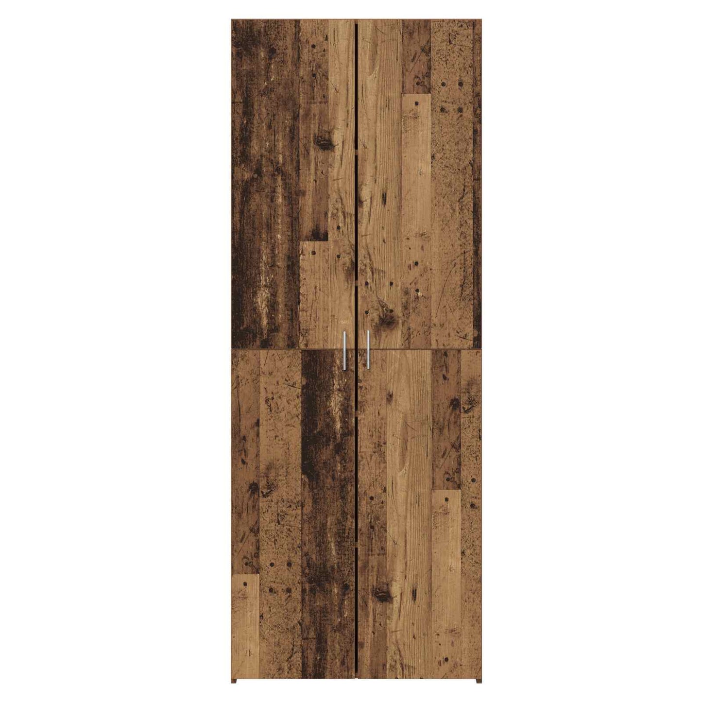 vidaXL Highboard 2 pcs Old Wood 70 x 42.5 x 185 cm