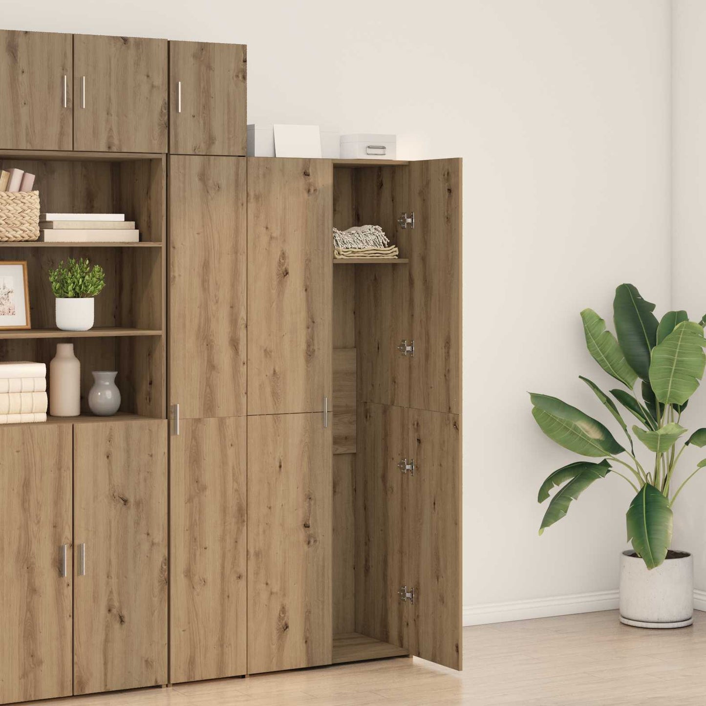 vidaXL Highboard Artisan Oak 70 x 42.5 x 185 cm