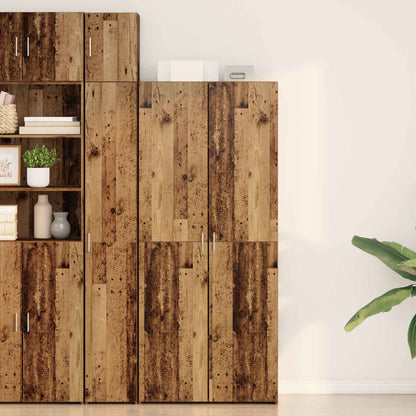vidaXL Highboard Old Wood 80 x 42 x 185 cm