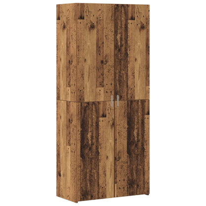 vidaXL Highboard Old Wood 80 x 42 x 185 cm