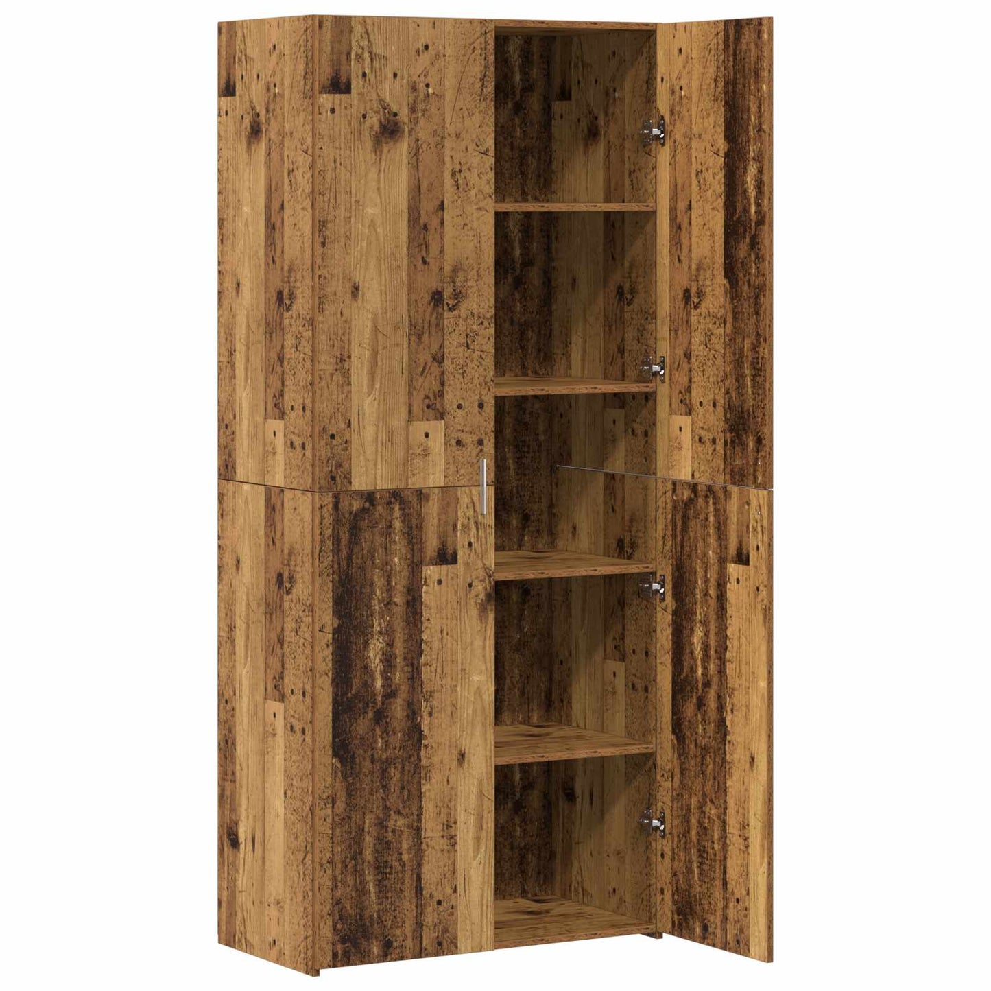 vidaXL Highboard Old Wood 80 x 42 x 185 cm
