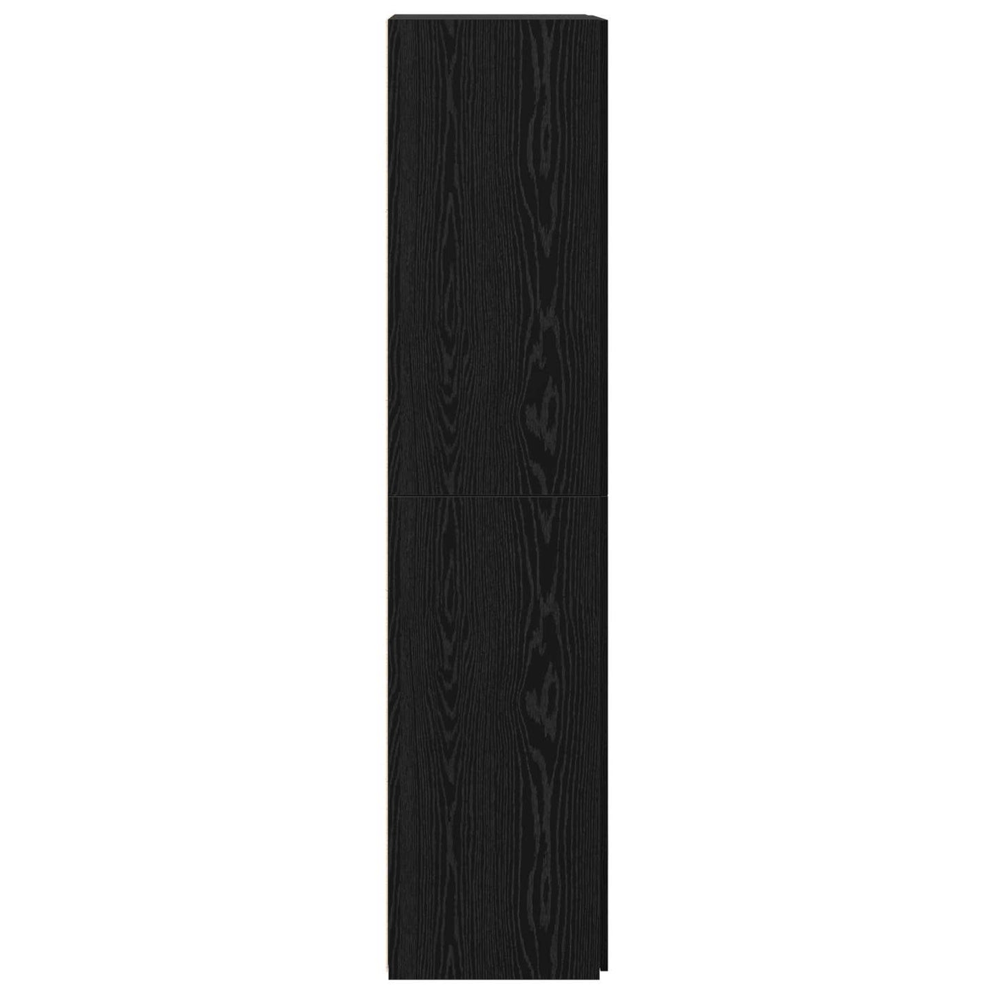 vidaXL Highboard Black Oak 80 x 42 x 185 cm
