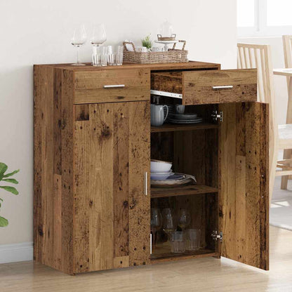 vidaXL Storage Cabinet Old Wood 80 x 42.5 x 93 cm
