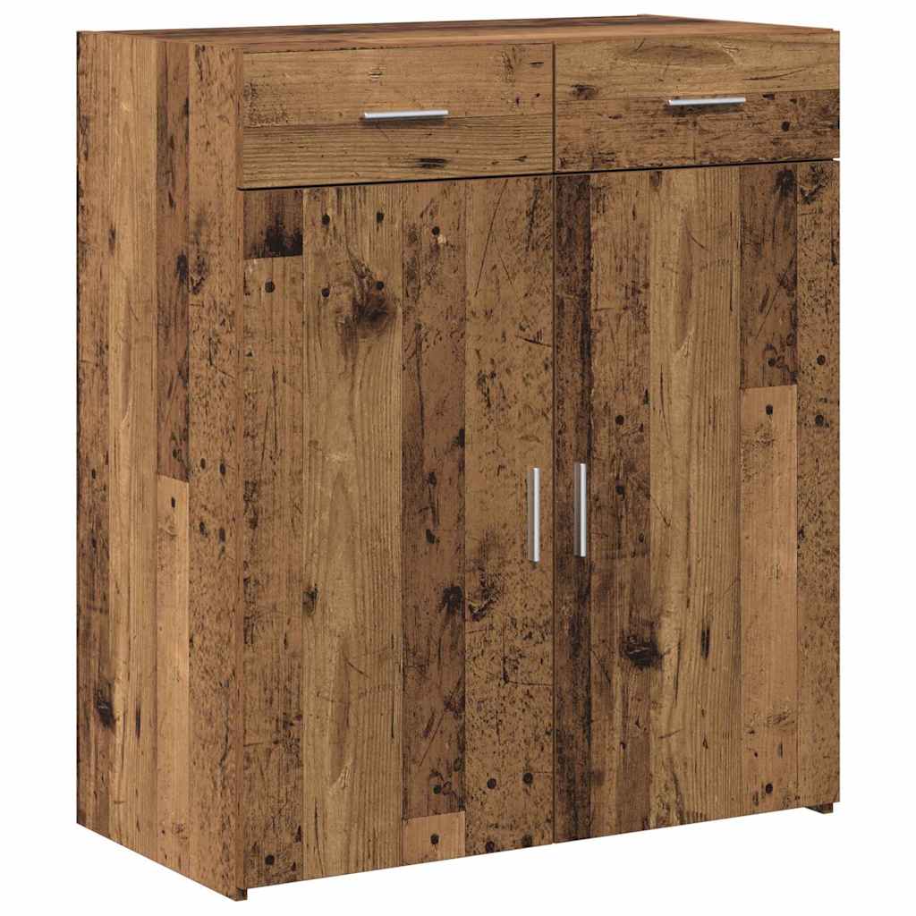 vidaXL Storage Cabinet Old Wood 80 x 42.5 x 93 cm