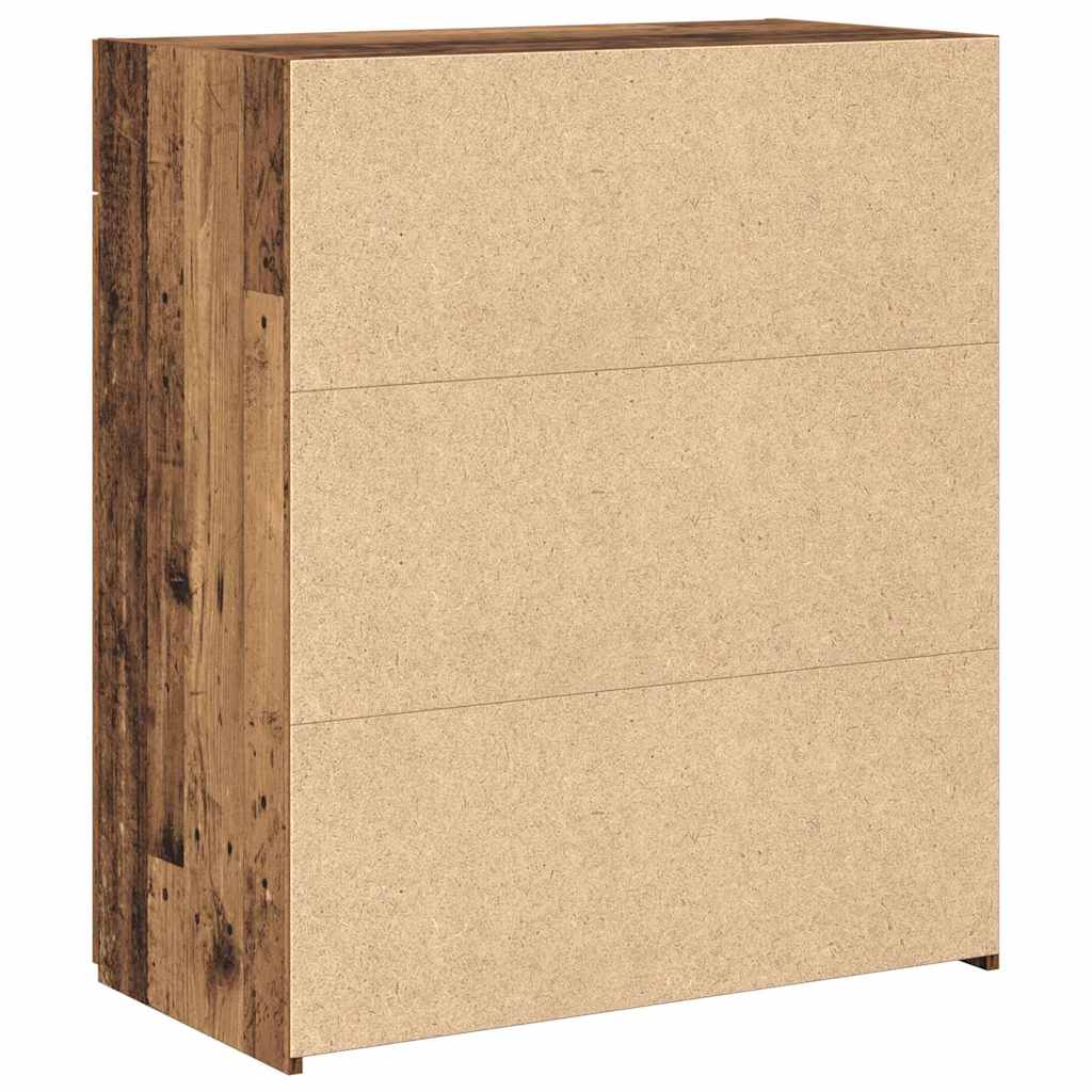 vidaXL Storage Cabinet Old Wood 80 x 42.5 x 93 cm