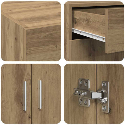 vidaXL Storage Cabinet Artisan Oak 80 x 42.5 x 93 cm