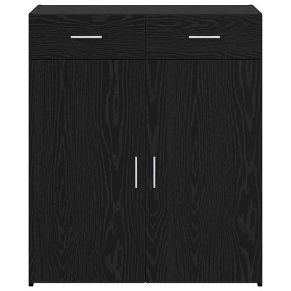 vidaXL Storage Cabinet Black Oak 80 x 42.5 x 93 cm