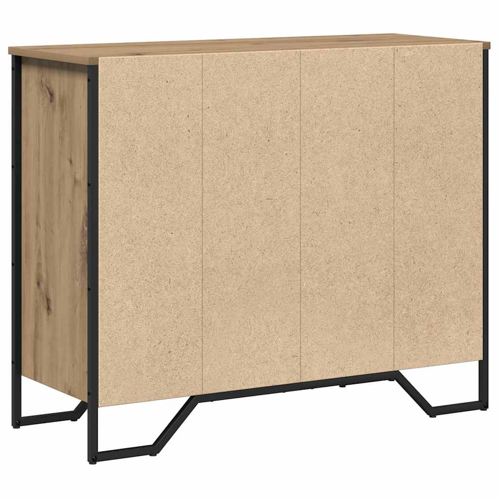vidaXL Chest of Drawers 2 pcs Artisan Oak 91 x 35.5 x 74.5 cm