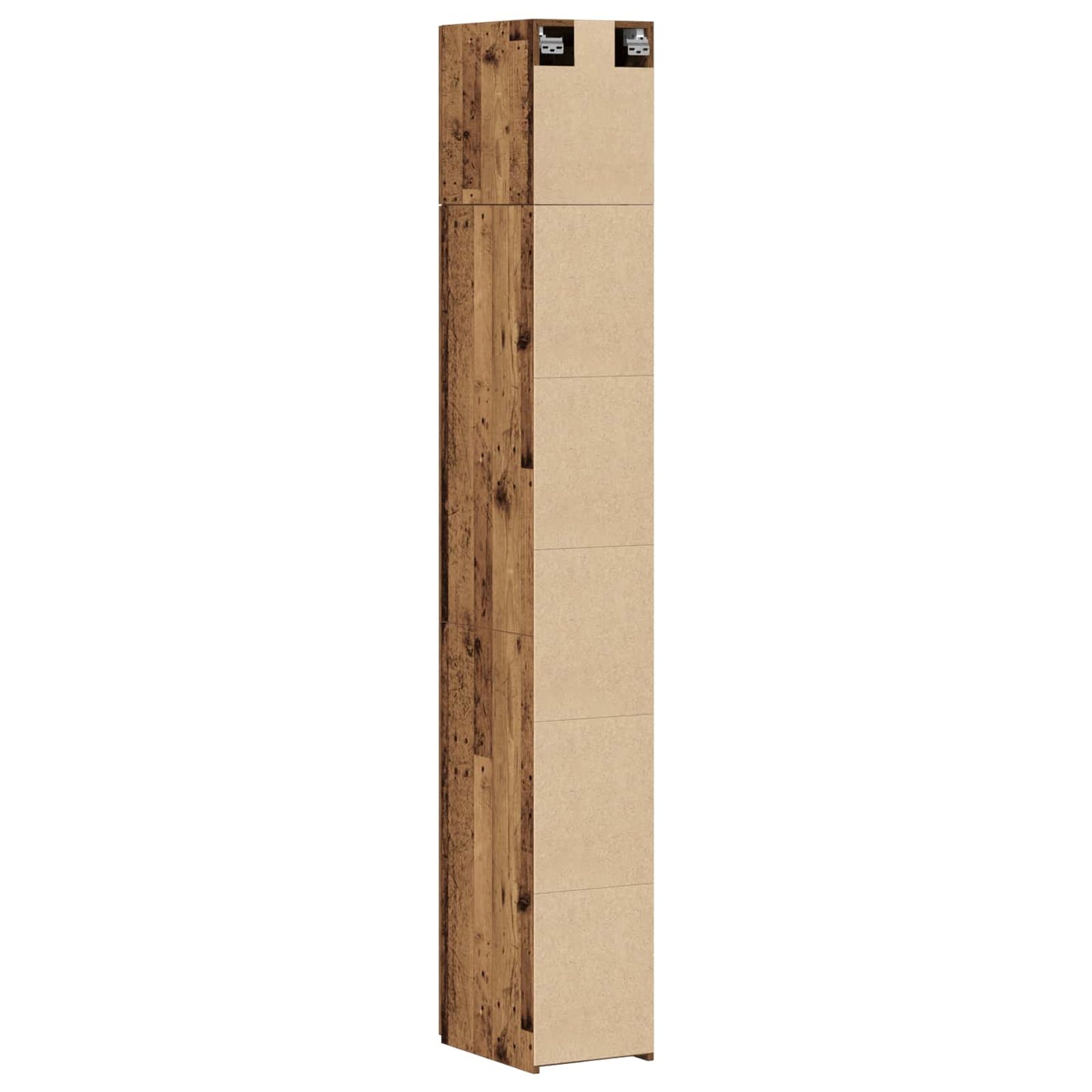 vidaXL 2-piece Storage Cabinet with Shelves 2 pcs Old Wood