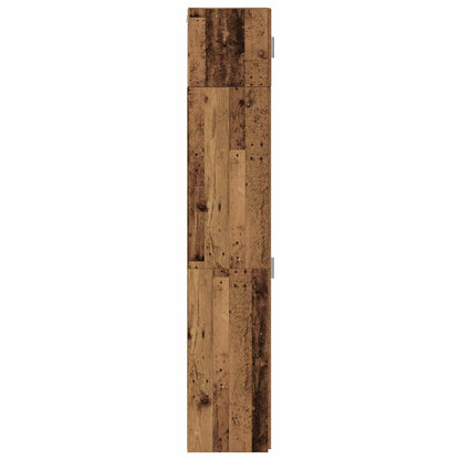 vidaXL 2-piece Storage Cabinet with Shelves 2 pcs Old Wood