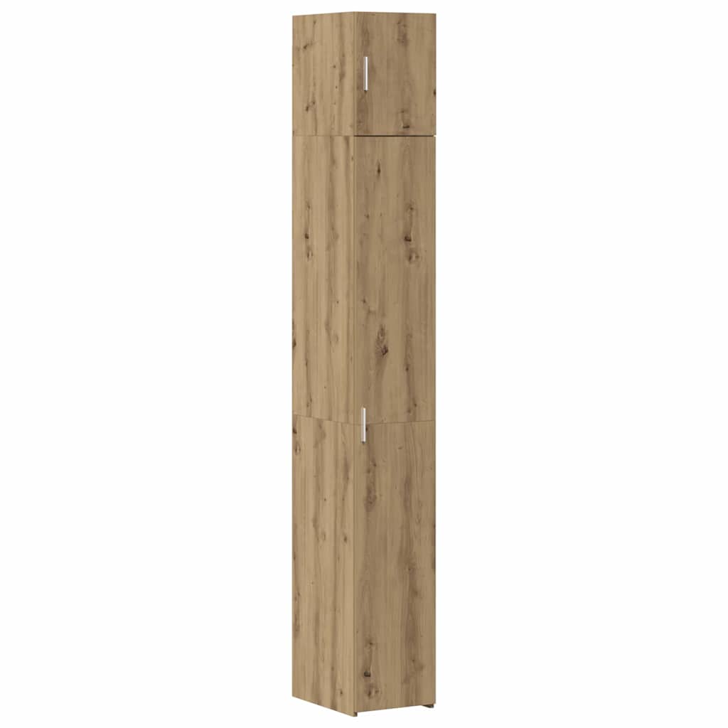 vidaXL Storage Cabinet with Shelves Artisan Oak 30 x 42.5 x 225 cm
