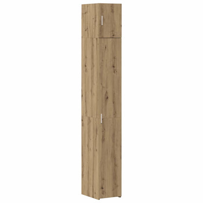 vidaXL Storage Cabinet with Shelves Artisan Oak 30 x 42.5 x 225 cm