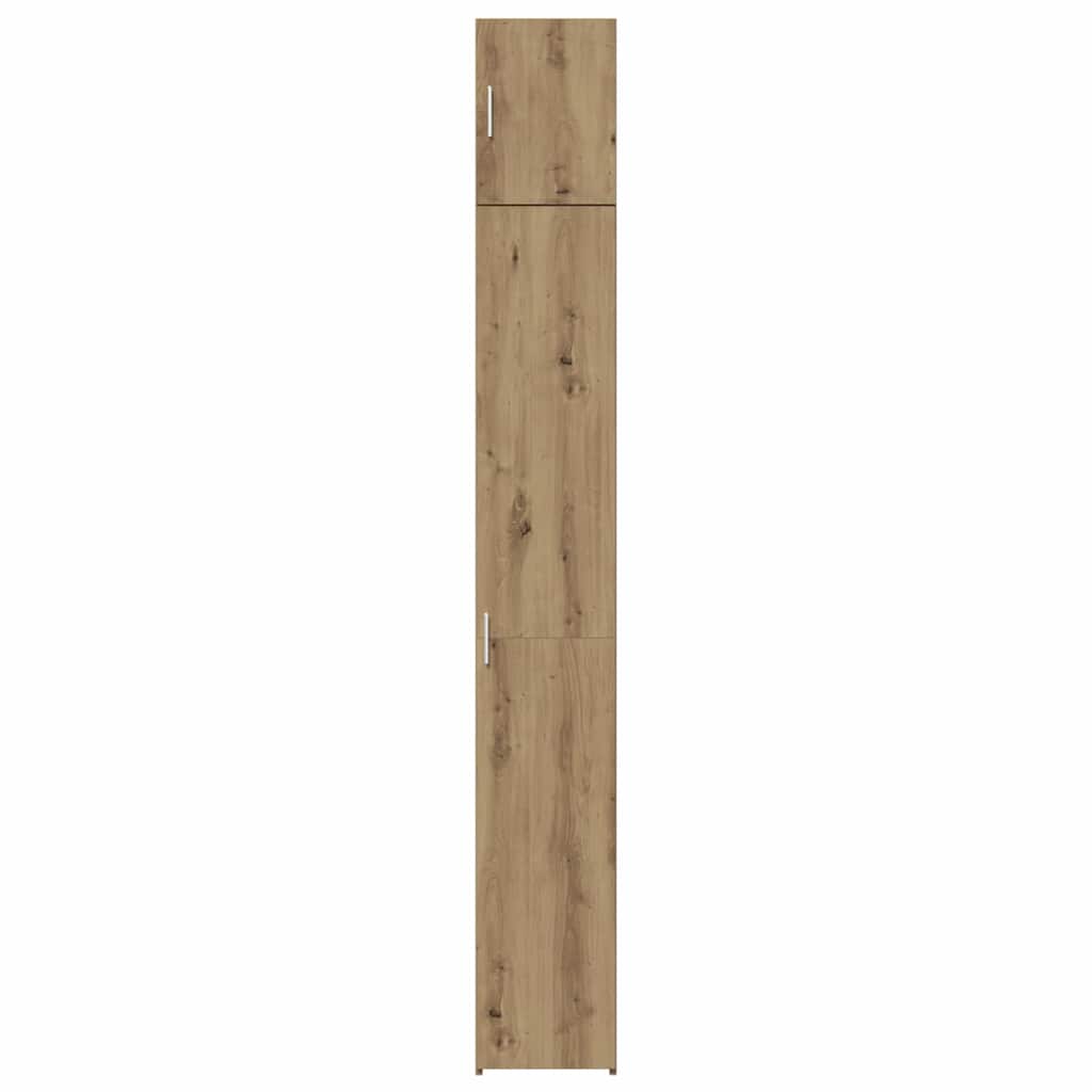 vidaXL Storage Cabinet with Shelves Artisan Oak 30 x 42.5 x 225 cm