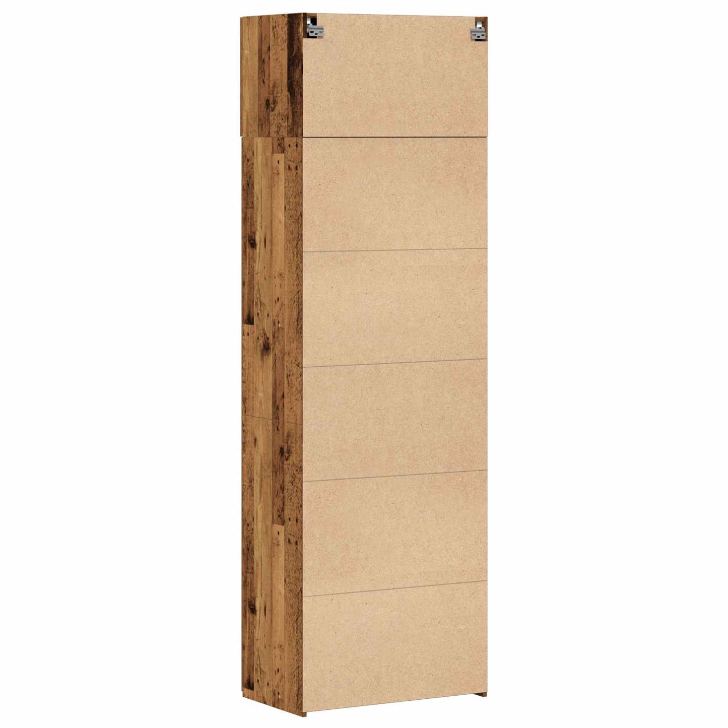 vidaXL Storage Cabinet 2 pcs Old Wood 70 x 42.5 x 185 cm