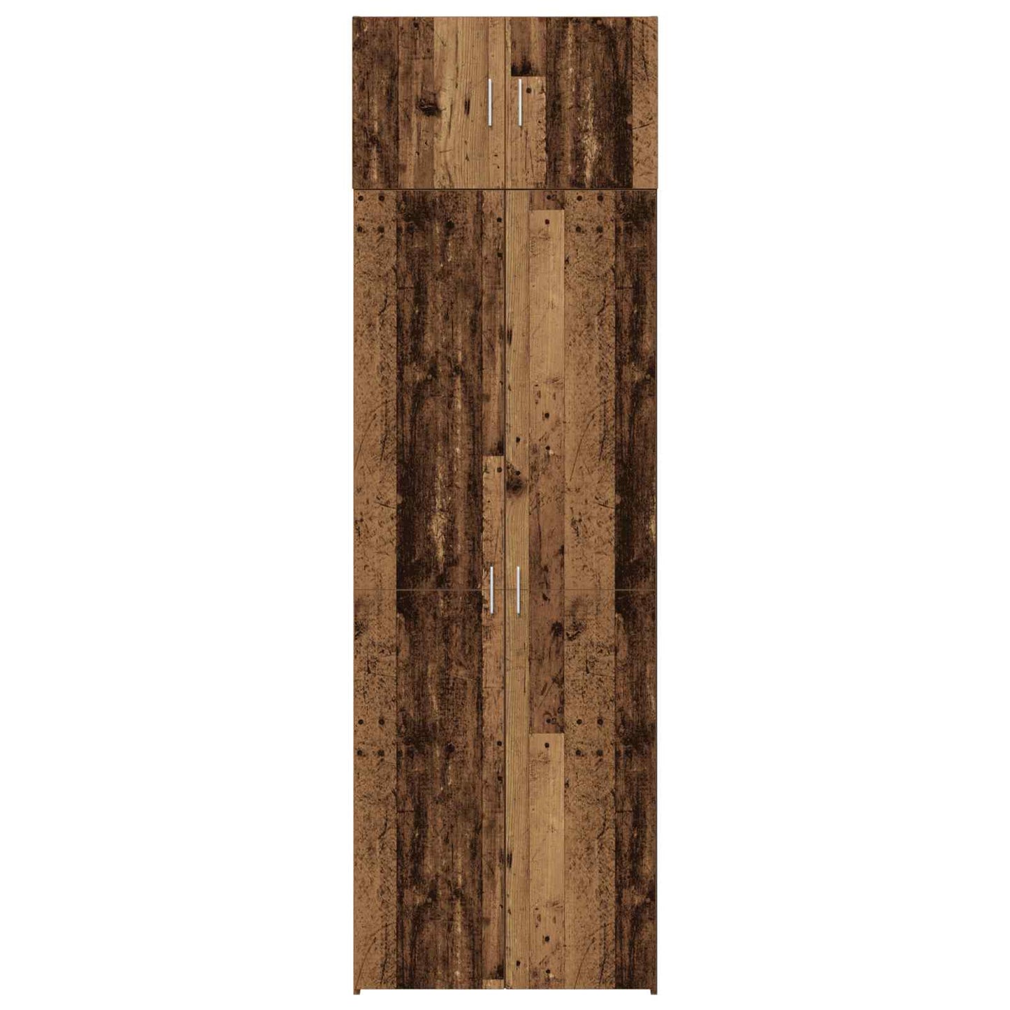 vidaXL Storage Cabinet 2 pcs Old Wood 70 x 42.5 x 225 cm