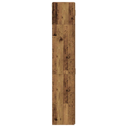 vidaXL Storage Cabinet 2 pcs Old Wood 70 x 42.5 x 225 cm