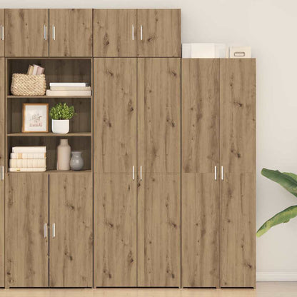 vidaXL Storage Cabinet 2 pcs Artisan Oak 70 x 42.5 x 225 cm