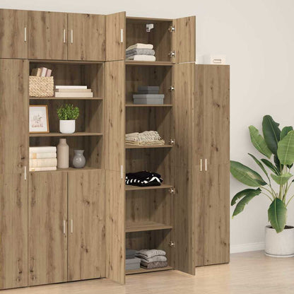 vidaXL Storage Cabinet 2 pcs Artisan Oak 70 x 42.5 x 225 cm