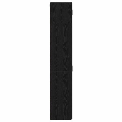 vidaXL Storage Cabinet 3 pcs Black Oak