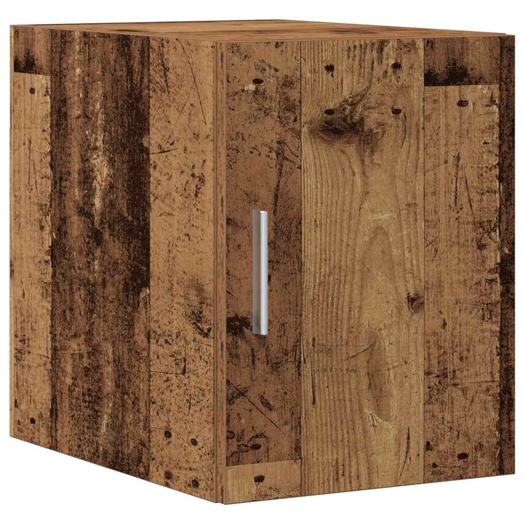 vidaXL Storage Cabinet with Drawer 2 pcs Old Wood 30 x 42.5 x 225 cm