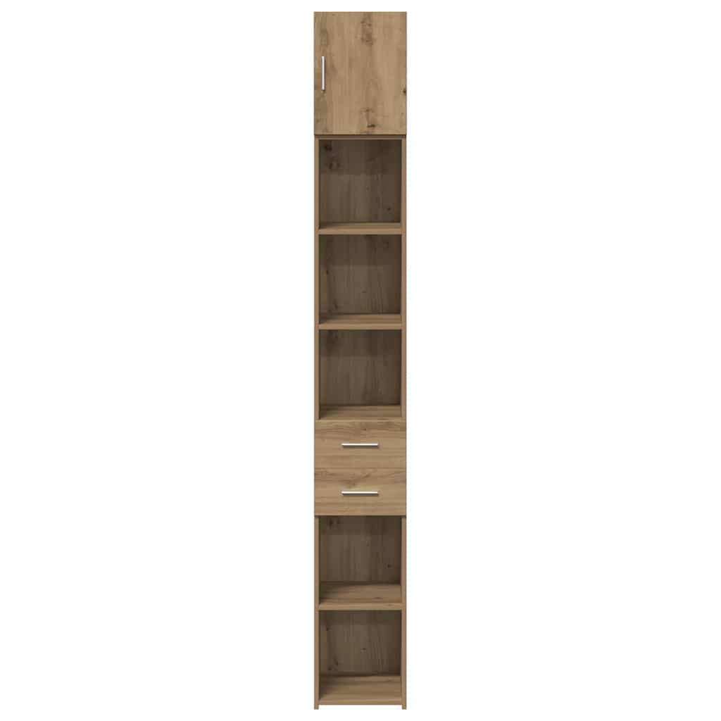 vidaXL Storage Cabinet 2 pcs Artisan Oak 30 x 42.5 x 225 cm