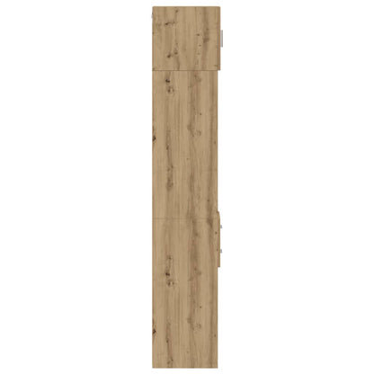 vidaXL Storage Cabinet 2 pcs Artisan Oak 30 x 42.5 x 225 cm