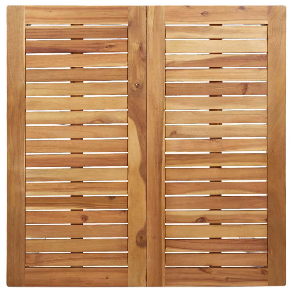 vidaXL Garden Dining Set 3 pcs Solid acacia wood & stainless steel