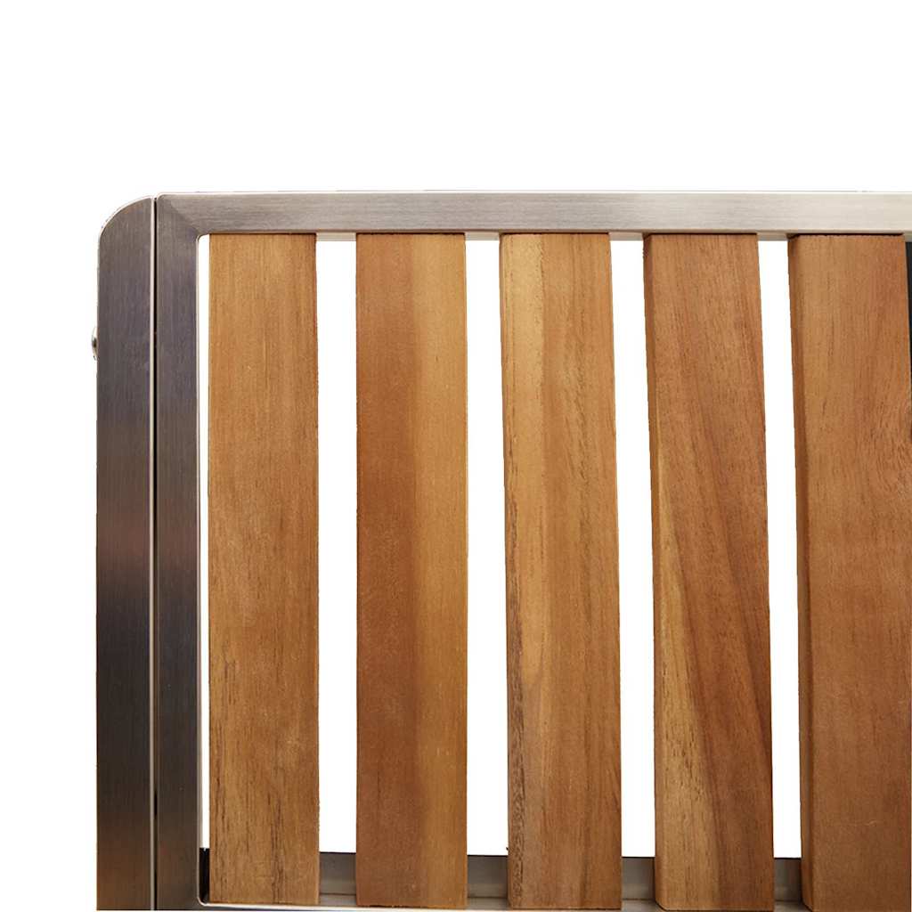 vidaXL Outdoor Dining Set 7 pcs Brown Solid Acacia Wood