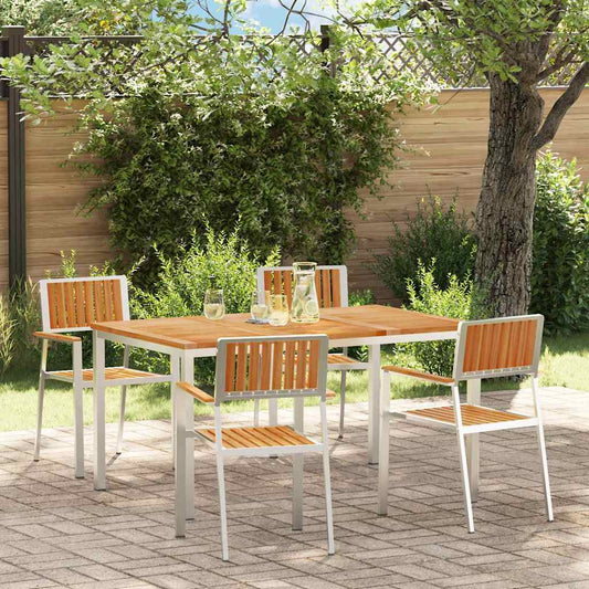 vidaXL Outdoor Dining Set 5 pcs 150 x 90 x 75 cm