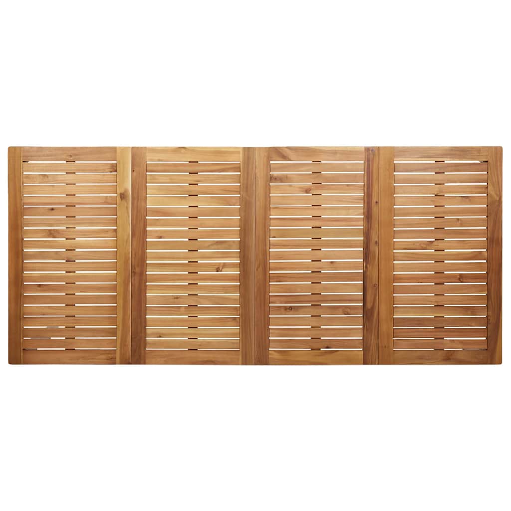 vidaXL Garden Dining Set 9 pcs Solid Wood Teak