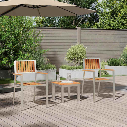 vidaXL Garden Dining Set 3 pcs Brown