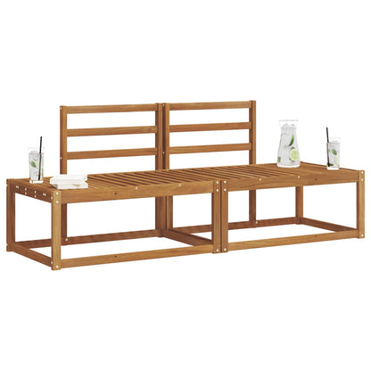 vidaXL Outdoor Sofa Set 2 pcs Natural 182.5 x 63 x 73 cm