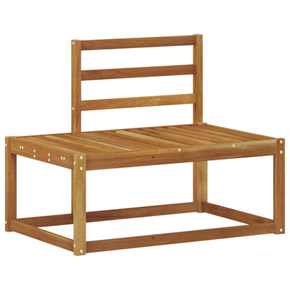 vidaXL Outdoor Sofa Set 3 pcs Natural Solid Acacia Wood