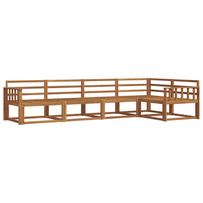 vidaXL Outdoor Sofa Set 5 pcs Natural Solid Acacia Wood