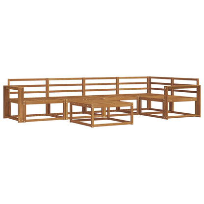 vidaXL Outdoor Sofa Set 6 pcs Natural Solid Acacia Wood