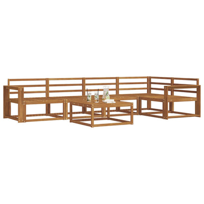 vidaXL Outdoor Sofa Set 6 pcs Natural Solid Acacia Wood