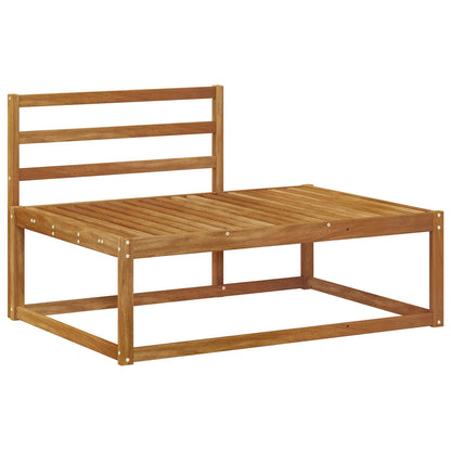 vidaXL Outdoor Sofa Set Natural Solid Acacia Wood