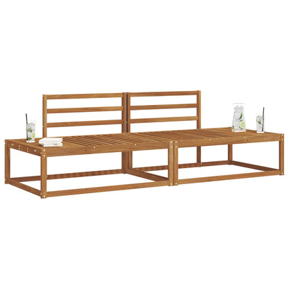 vidaXL Outdoor Sofa Set Natural Solid Acacia Wood
