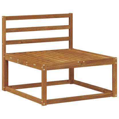 vidaXL Outdoor Sofa Set 9 pcs Natural Solid Acacia Wood