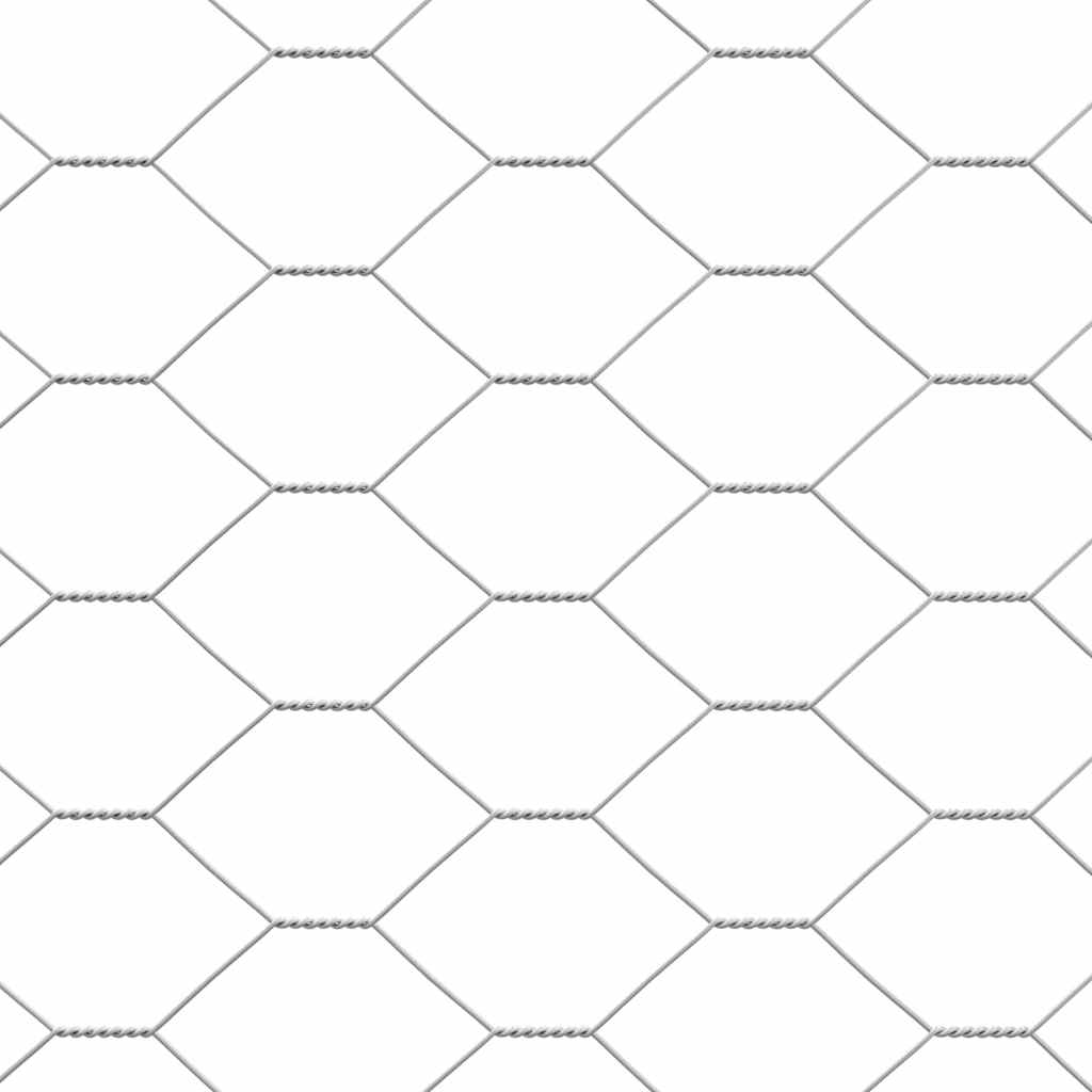 vidaXL Chicken Cage 3 pcs Silver 600 x 200 x 200 cm Steel and PE