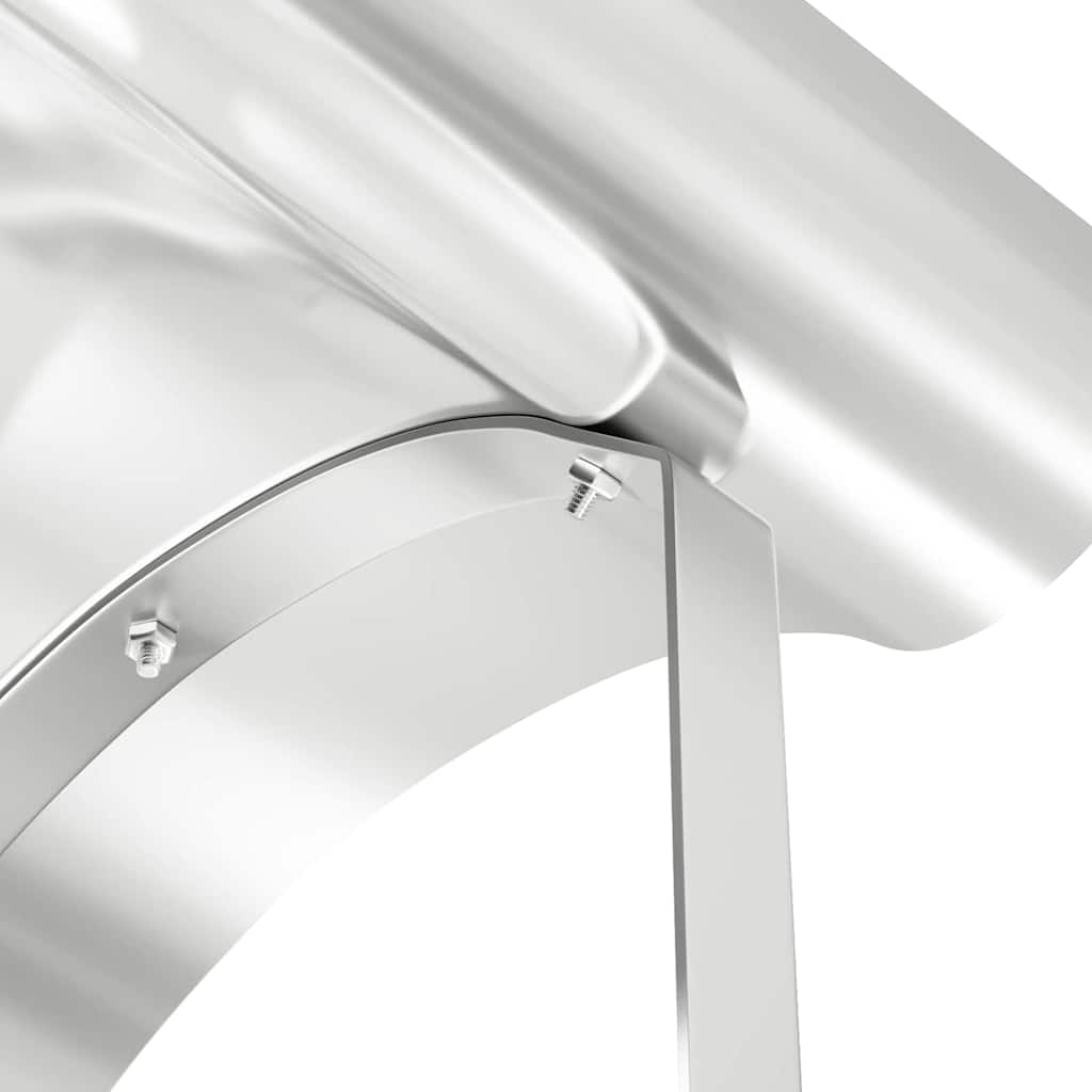 vidaXL Chimney Cowl Silver 59.5 x 50 x 36.5 cm Stainless Steel