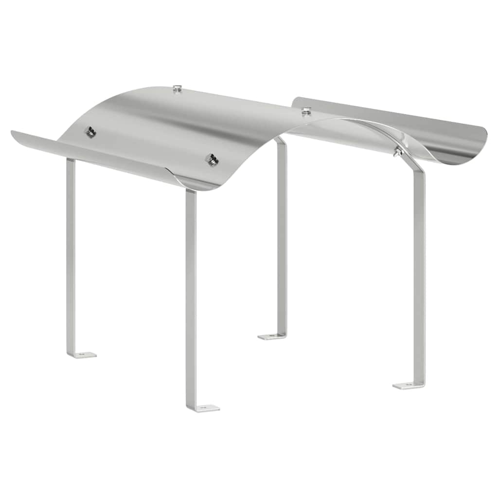 vidaXL Chimney Cowl Silver 59.5 x 50 x 36.5 cm Stainless Steel