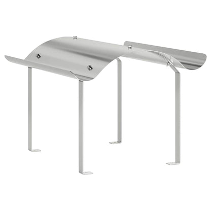 vidaXL Chimney Cowl Silver 59.5 x 50 x 36.5 cm Stainless Steel