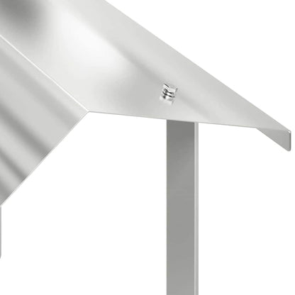 vidaXL Chimney Hood Silver 40 x 40 x 37.5 cm Stainless Steel