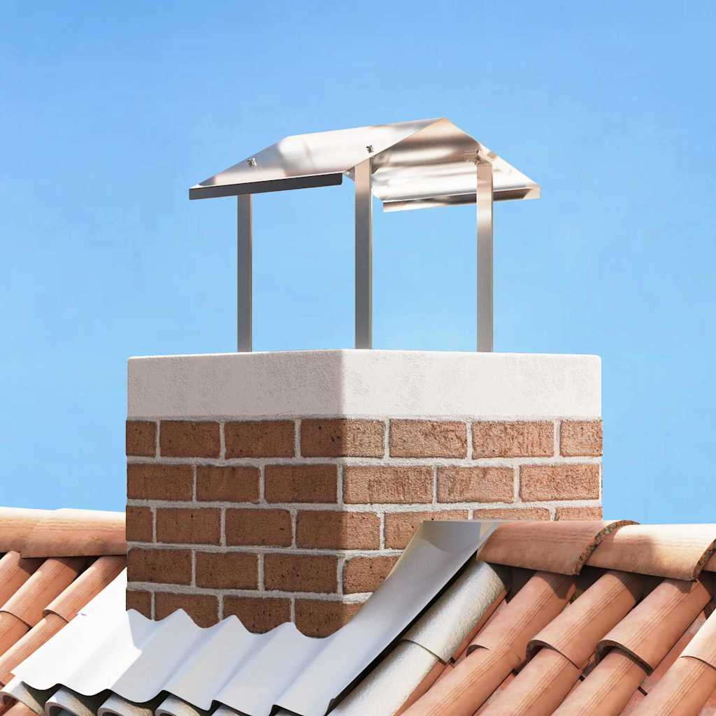 vidaXL Chimney Hood Silver 40 x 40 x 37.5 cm Stainless Steel