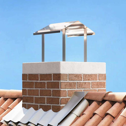 vidaXL Chimney Hood Silver 40 x 40 x 37.5 cm Stainless Steel