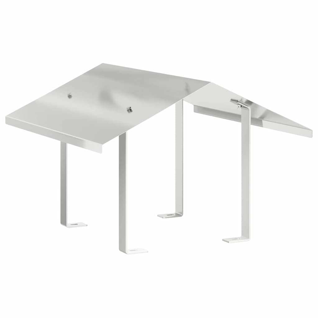 vidaXL Chimney Hood Silver 50 x 50 x 37 cm Stainless Steel