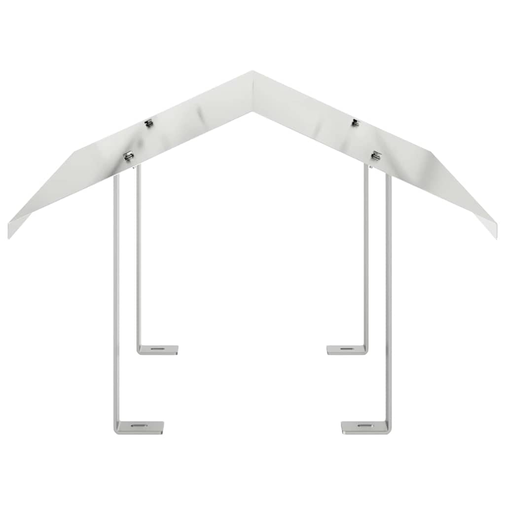 vidaXL Chimney Hood Silver 50 x 50 x 37 cm Stainless Steel